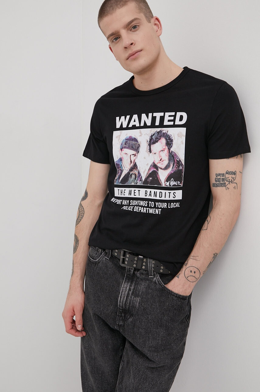 Jack & Jones Памучна тениска - Pepit.bg