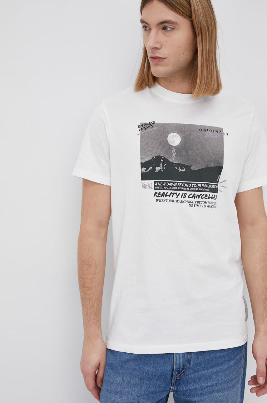 Jack & Jones Памучна тениска - Pepit.bg