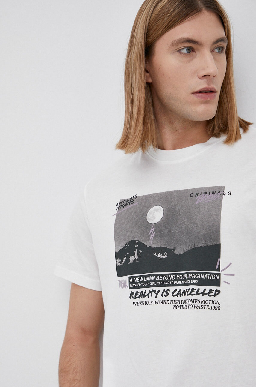 Jack & Jones Памучна тениска - Pepit.bg