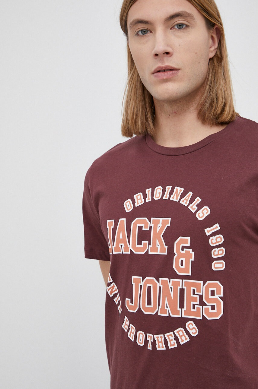 Jack & Jones Памучна тениска - Pepit.bg