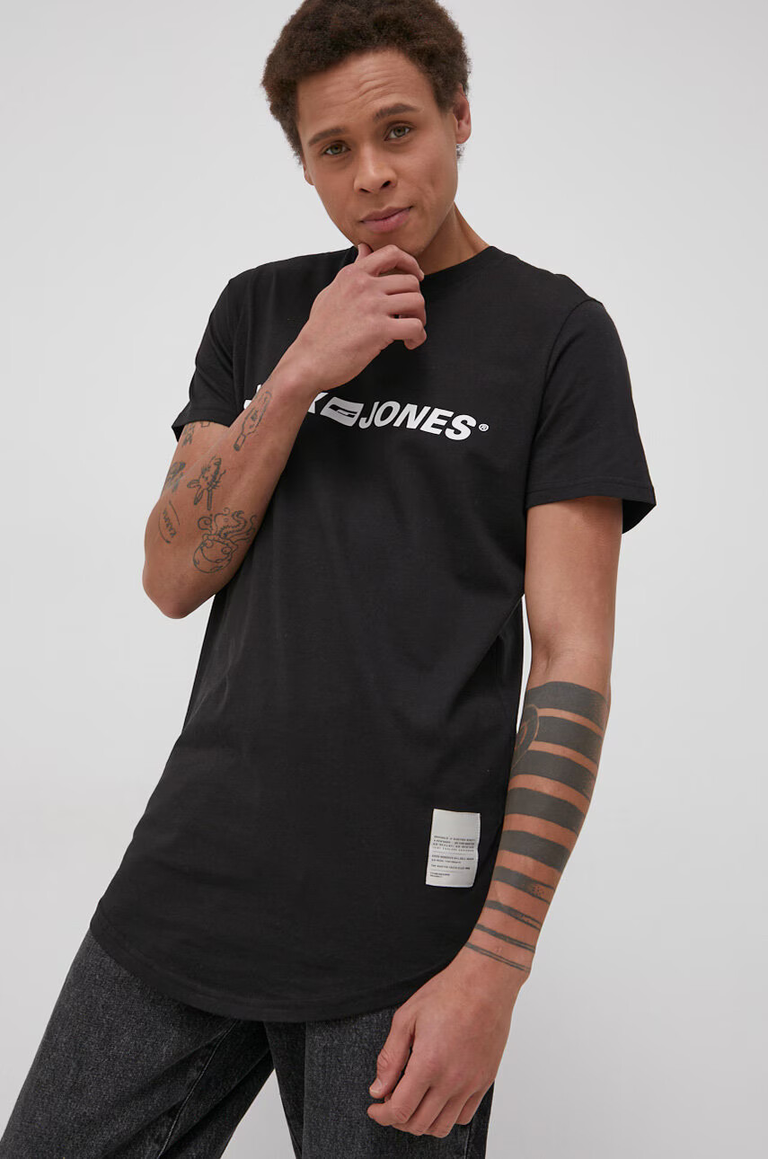 Jack & Jones Памучна тениска - Pepit.bg