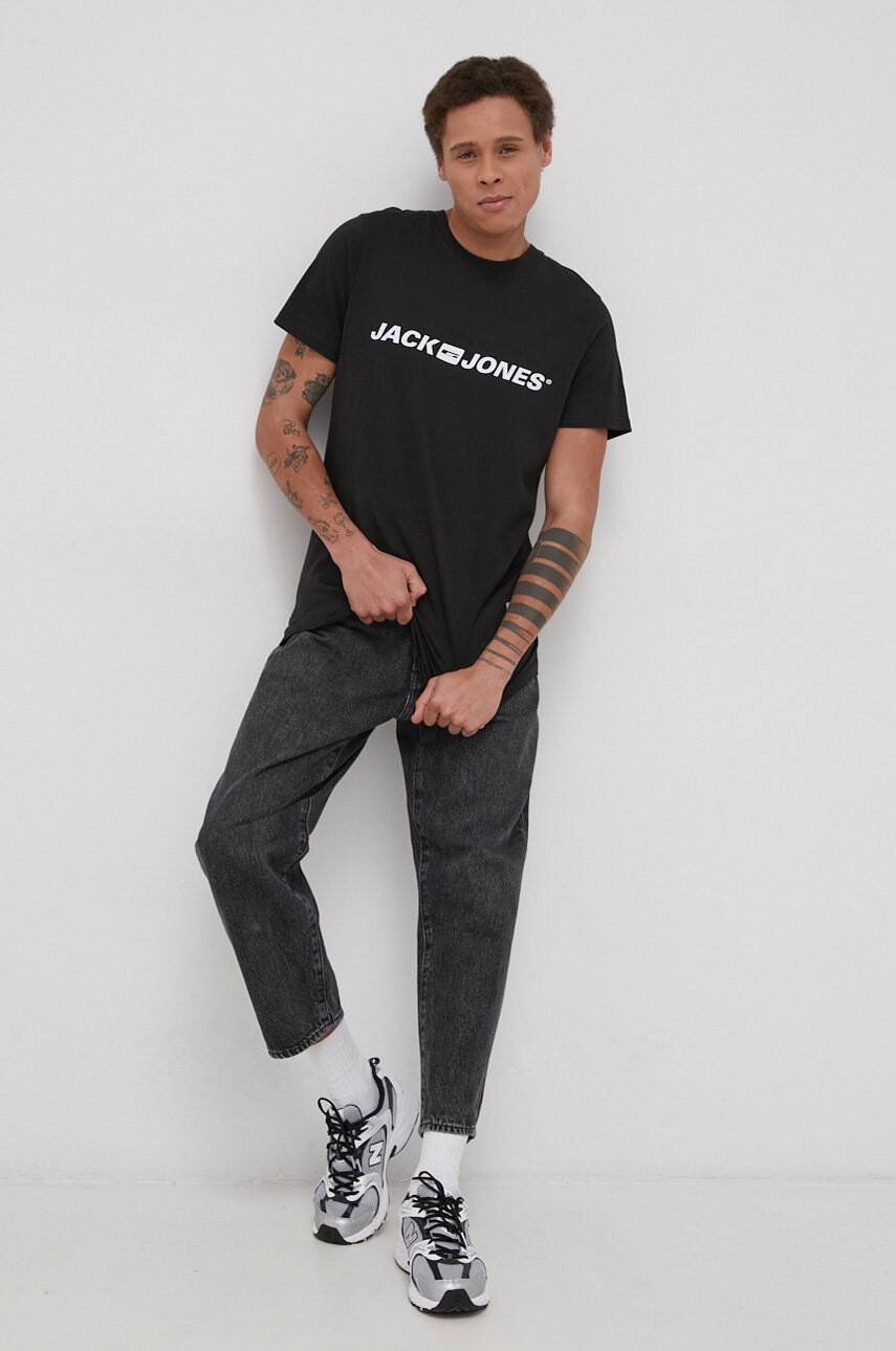 Jack & Jones Памучна тениска - Pepit.bg