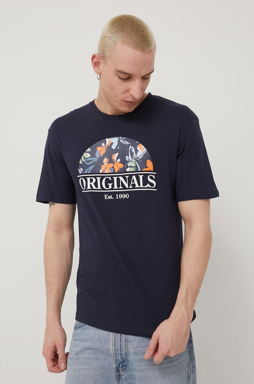 Jack & Jones Памучна тениска - Pepit.bg