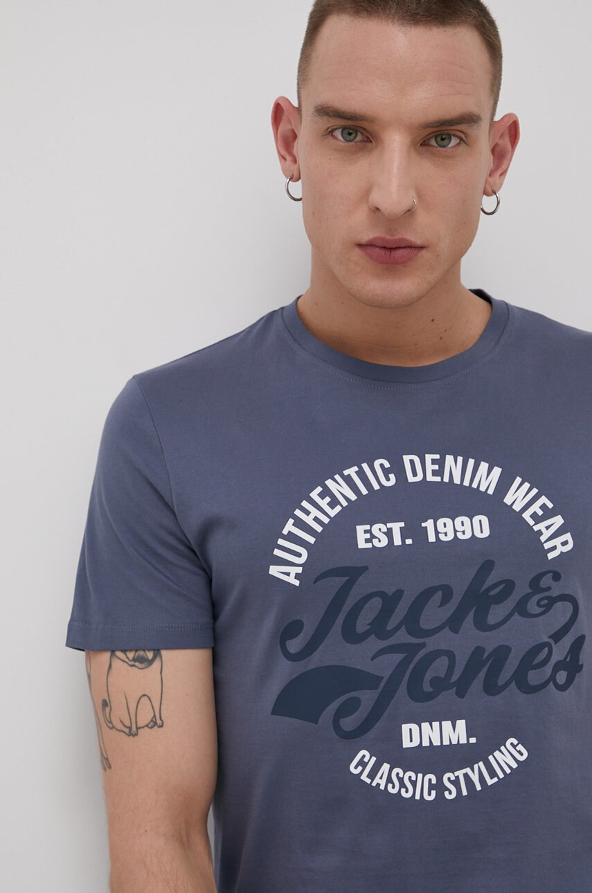 Jack & Jones Памучна тениска - Pepit.bg