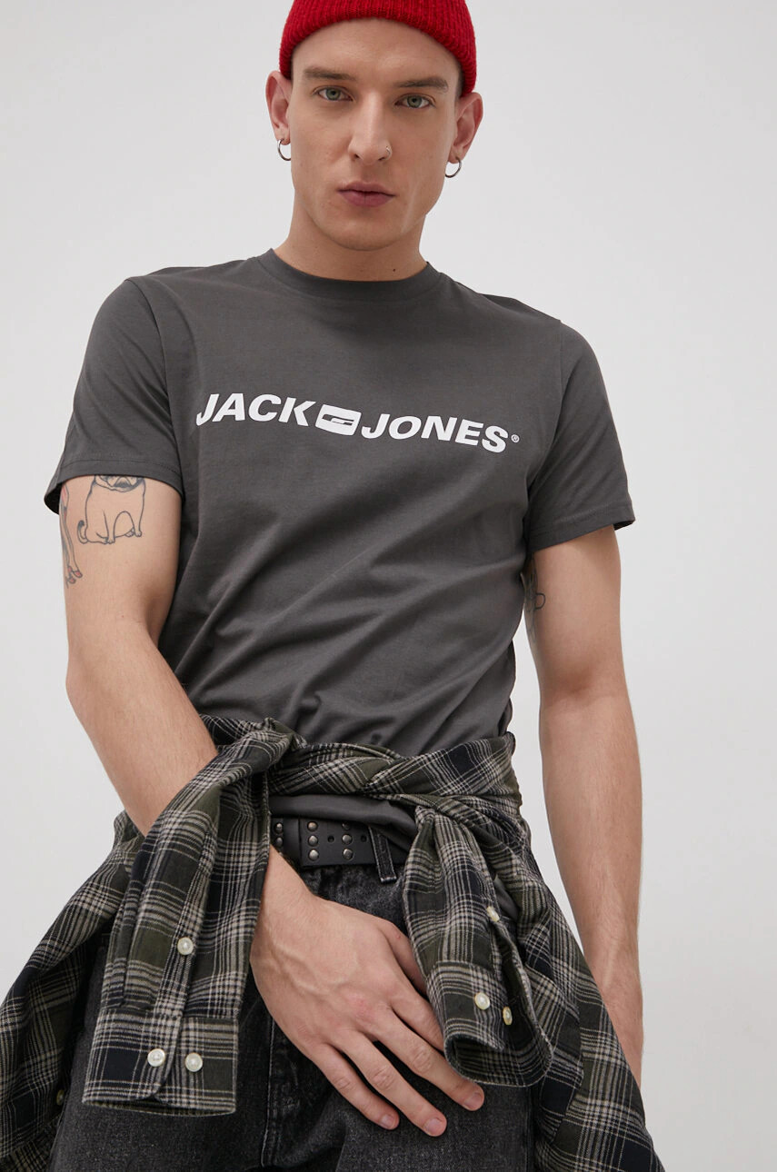 Jack & Jones Памучна тениска - Pepit.bg