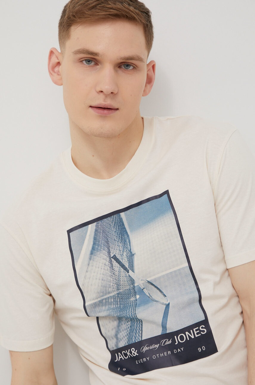 Jack & Jones Памучна тениска - Pepit.bg