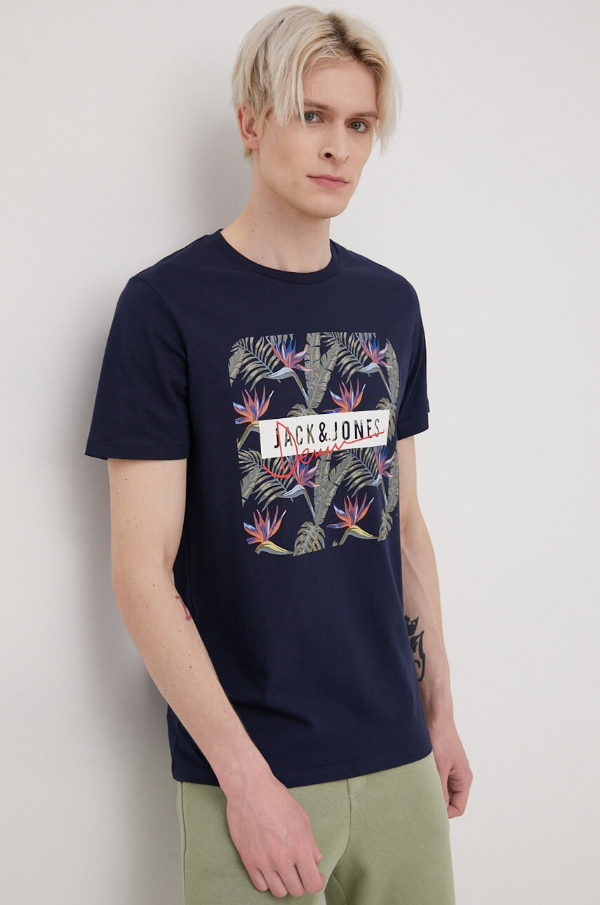 Jack & Jones Памучна тениска - Pepit.bg