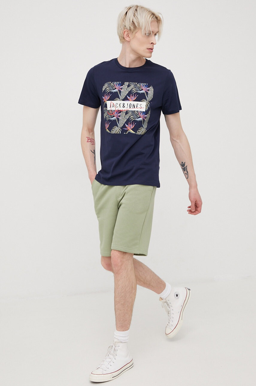 Jack & Jones Памучна тениска - Pepit.bg