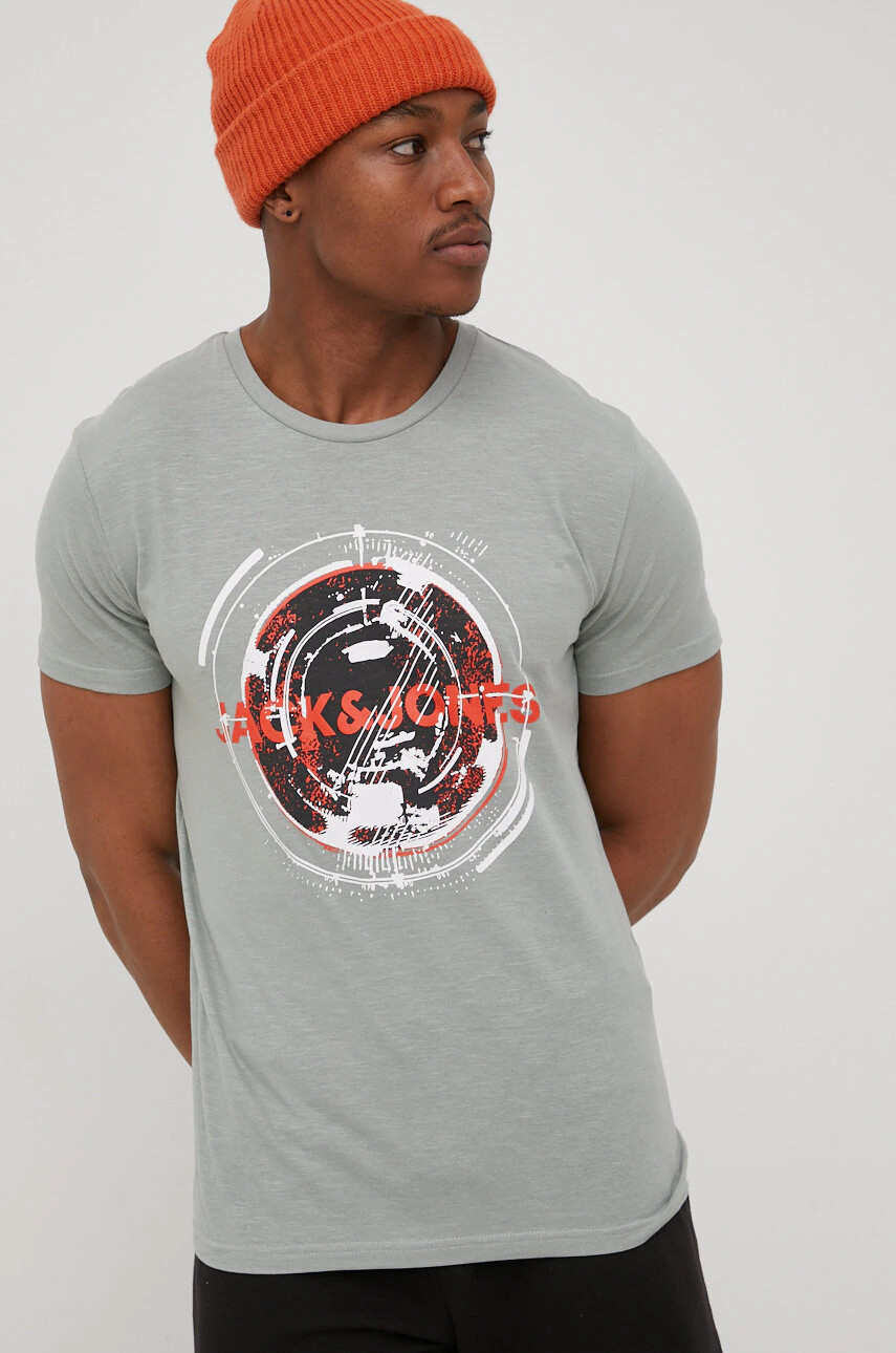 Jack & Jones Памучна тениска - Pepit.bg