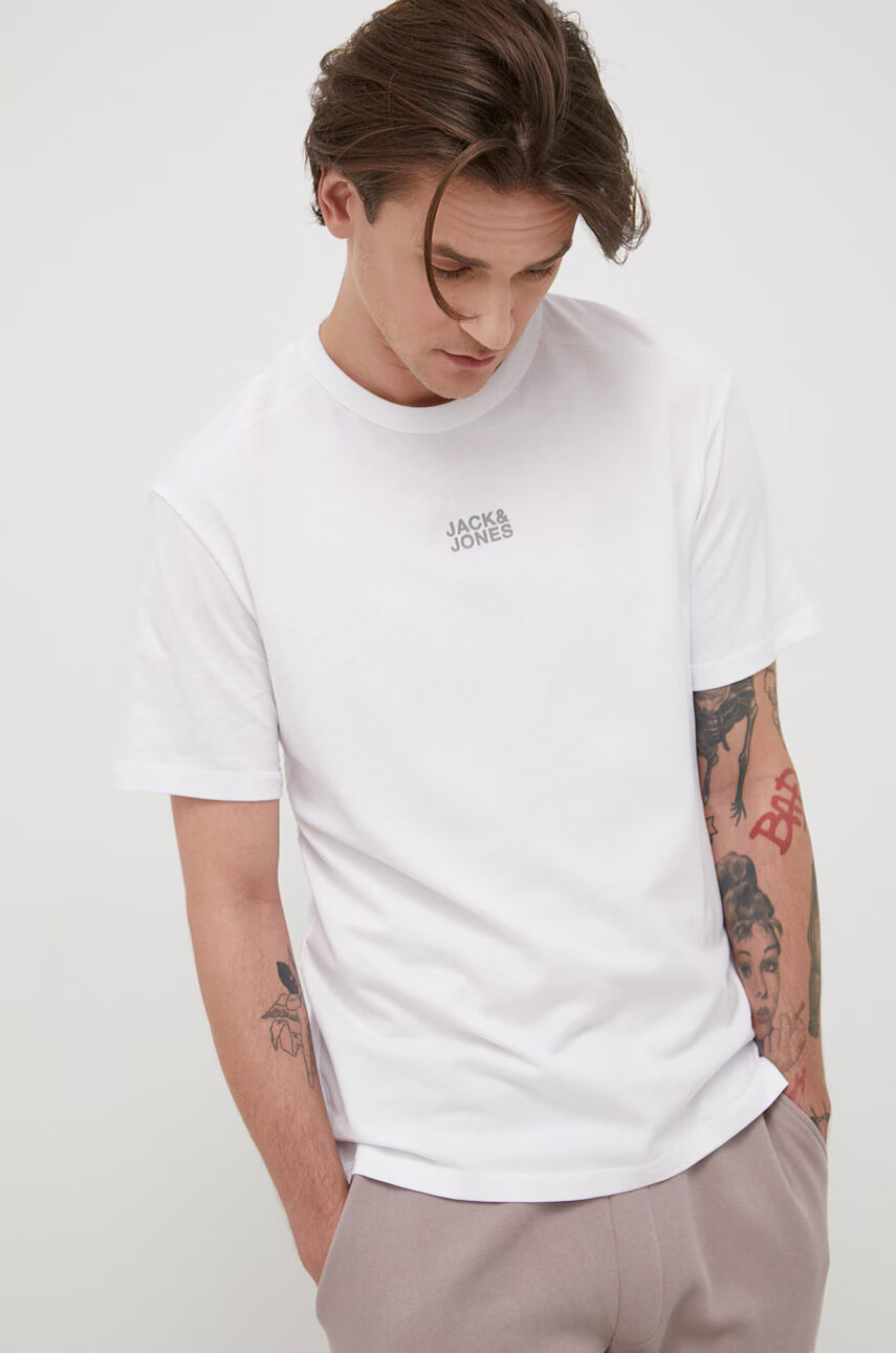 Jack & Jones Памучна тениска - Pepit.bg