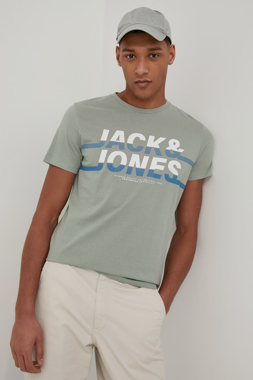 Jack & Jones Памучна тениска - Pepit.bg