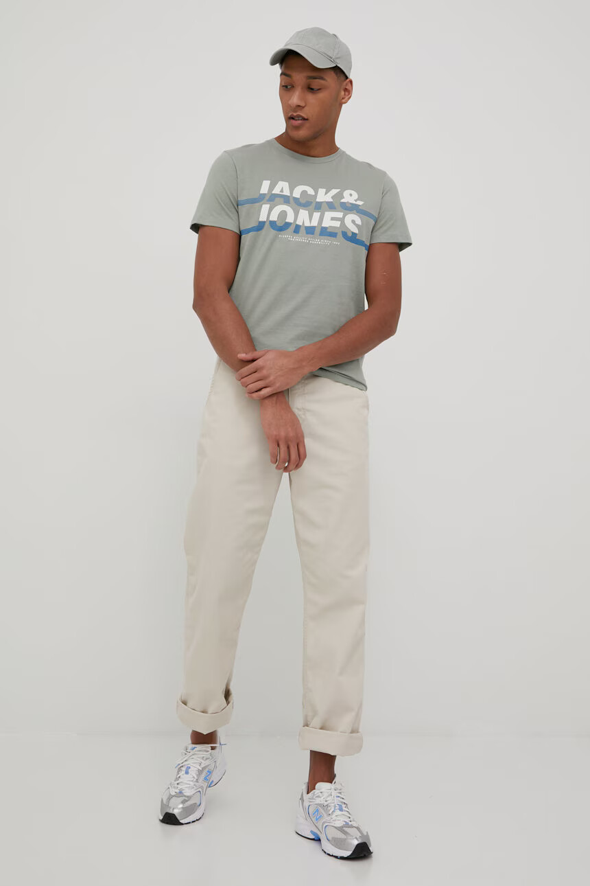 Jack & Jones Памучна тениска - Pepit.bg