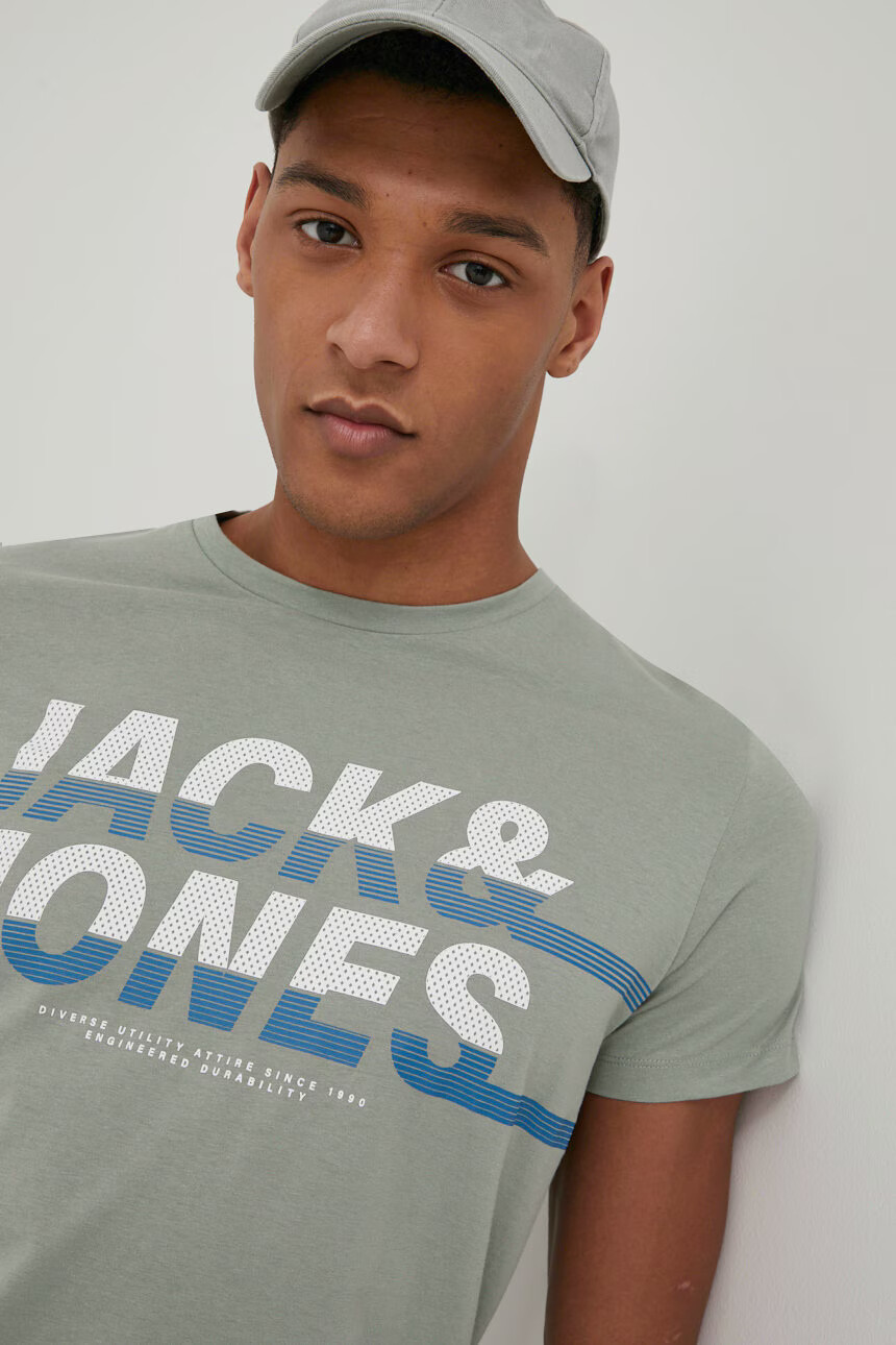 Jack & Jones Памучна тениска - Pepit.bg