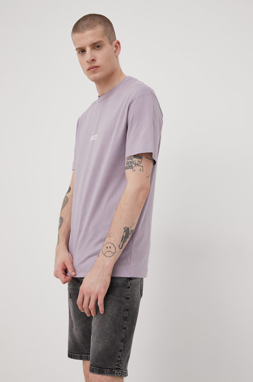 Jack & Jones Памучна тениска - Pepit.bg