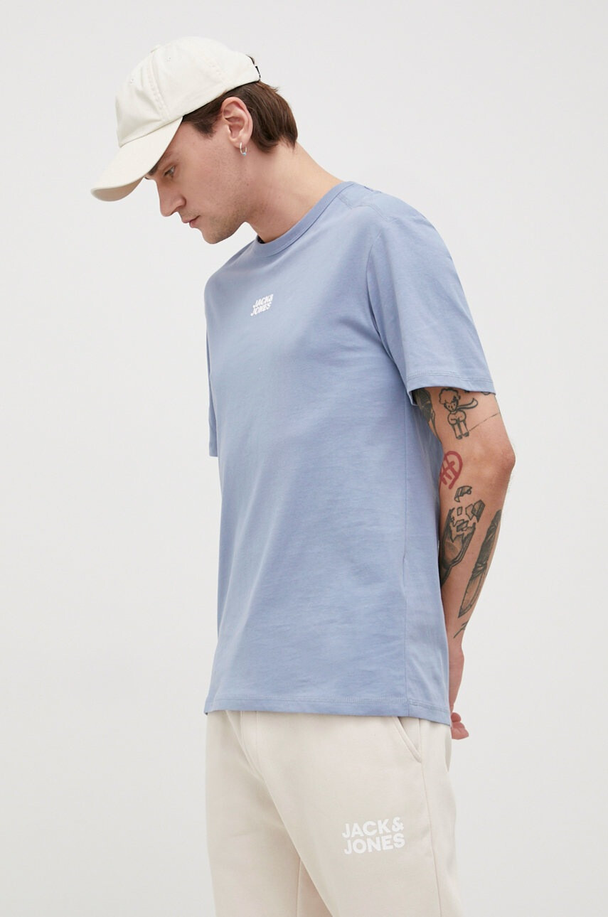 Jack & Jones Памучна тениска - Pepit.bg