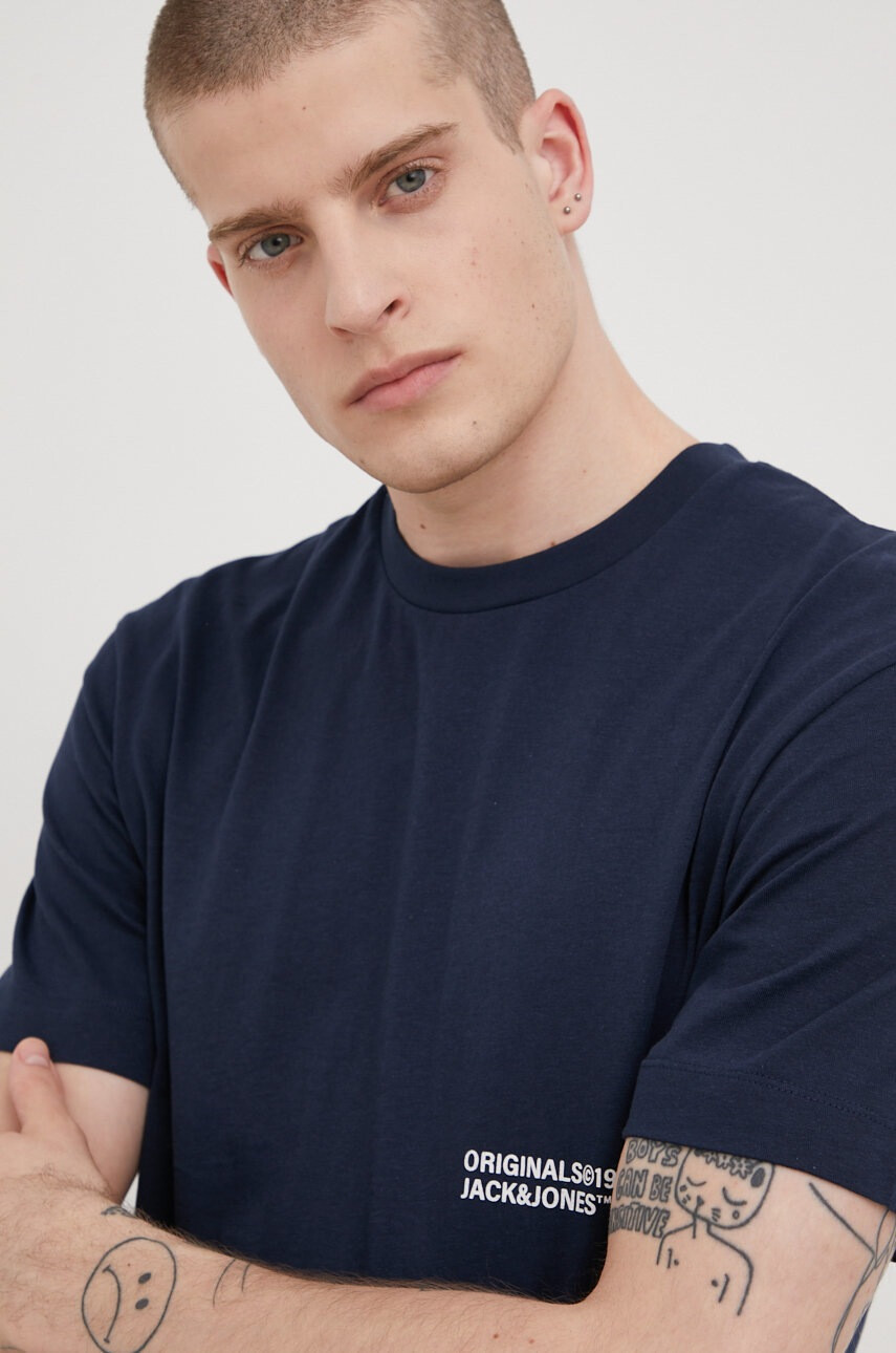 Jack & Jones Памучна тениска - Pepit.bg