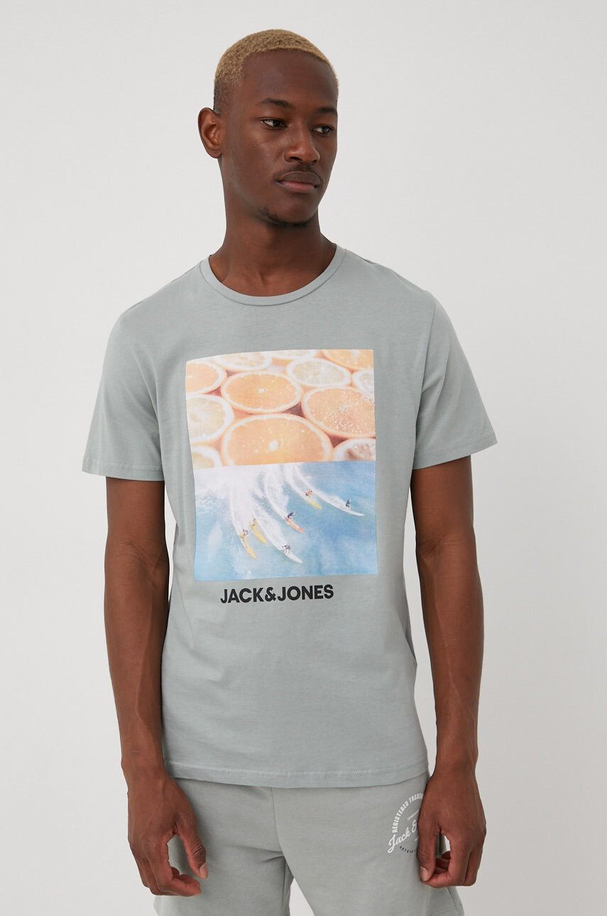 Jack & Jones Памучна тениска - Pepit.bg