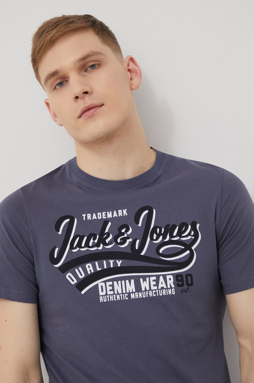 Jack & Jones Памучна тениска - Pepit.bg