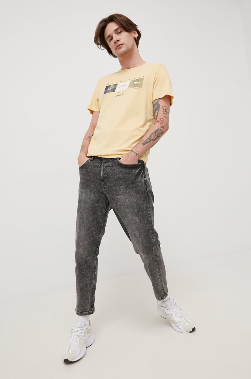 Jack & Jones Памучна тениска - Pepit.bg