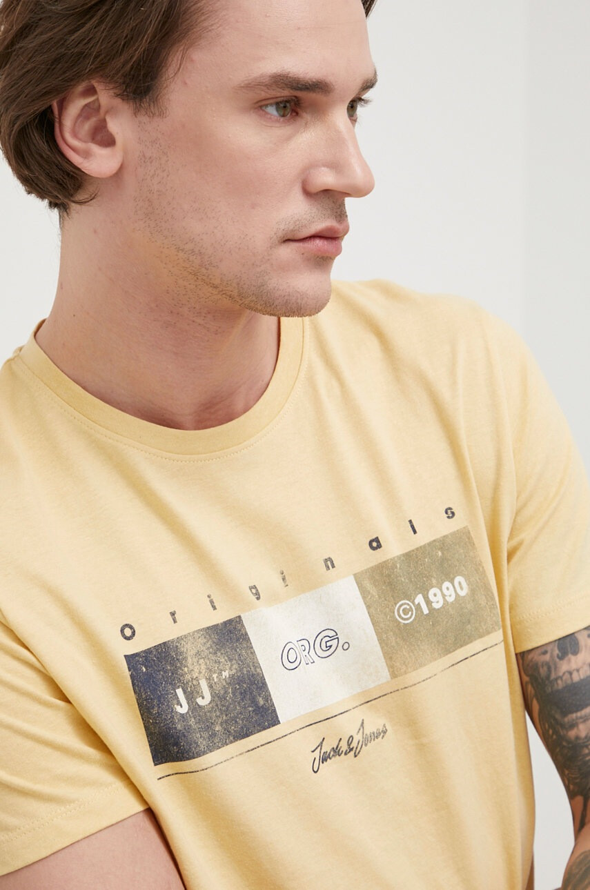 Jack & Jones Памучна тениска - Pepit.bg