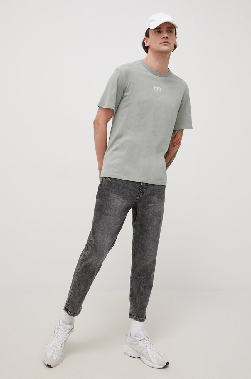 Jack & Jones Памучна тениска - Pepit.bg