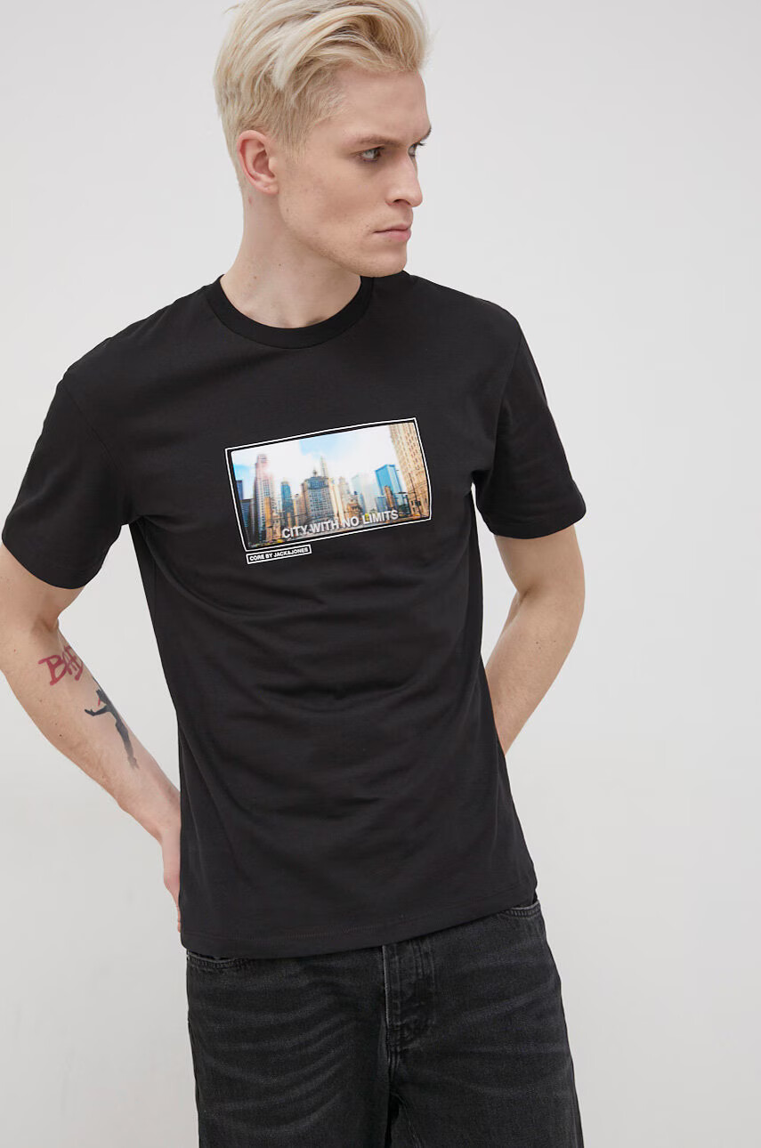 Jack & Jones Памучна тениска - Pepit.bg