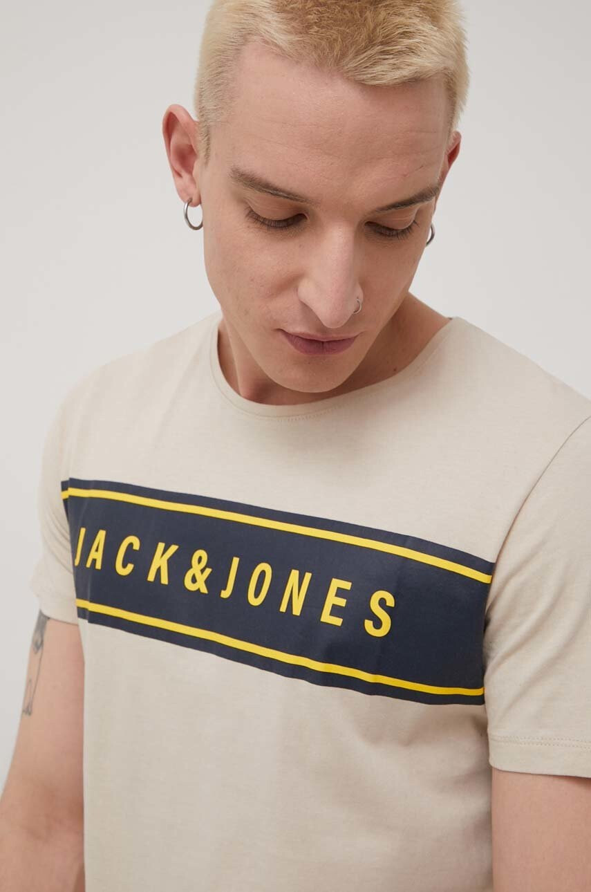 Jack & Jones Памучна тениска - Pepit.bg