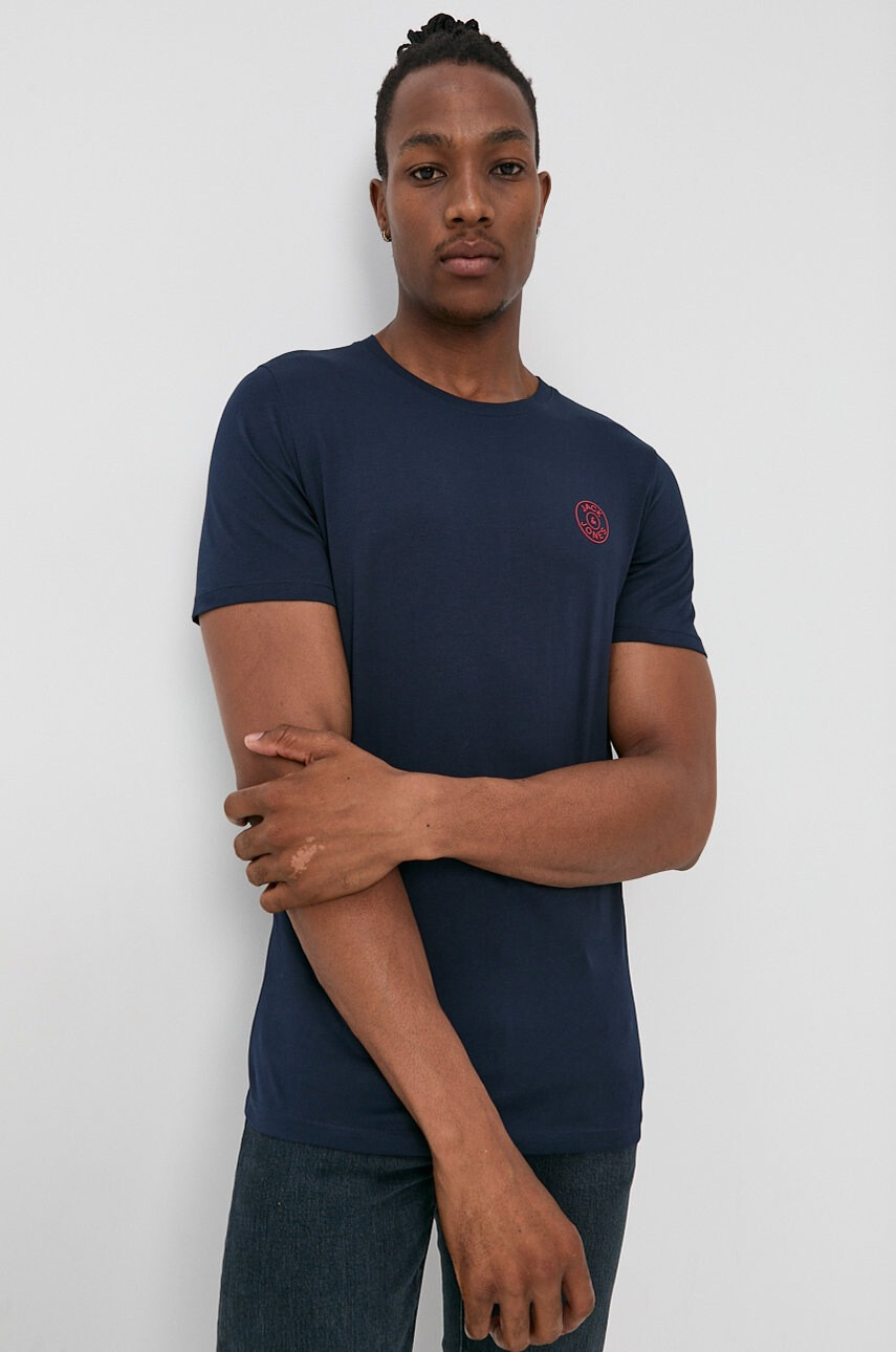 Jack & Jones Памучна тениска - Pepit.bg