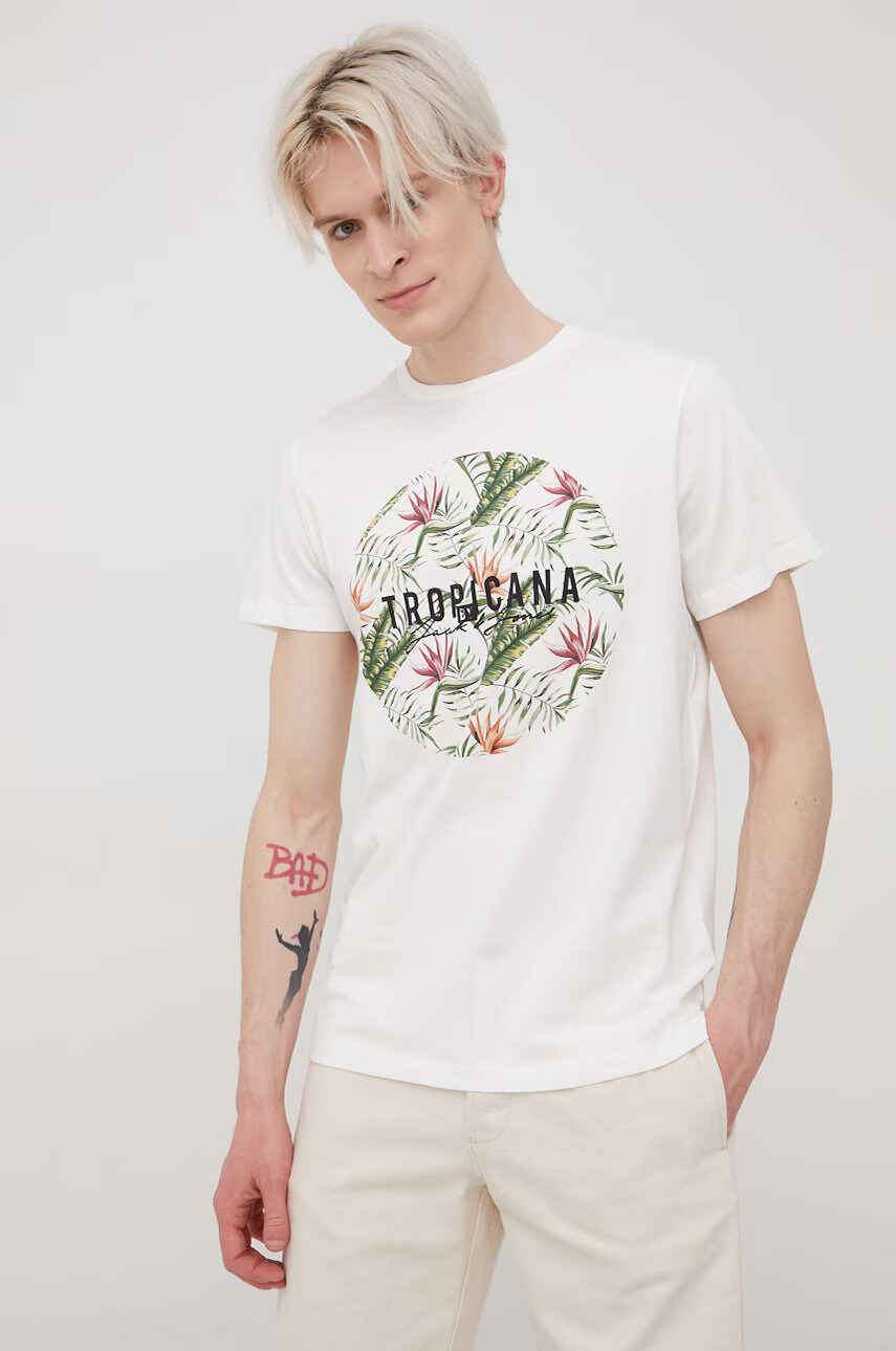 Jack & Jones Памучна тениска - Pepit.bg
