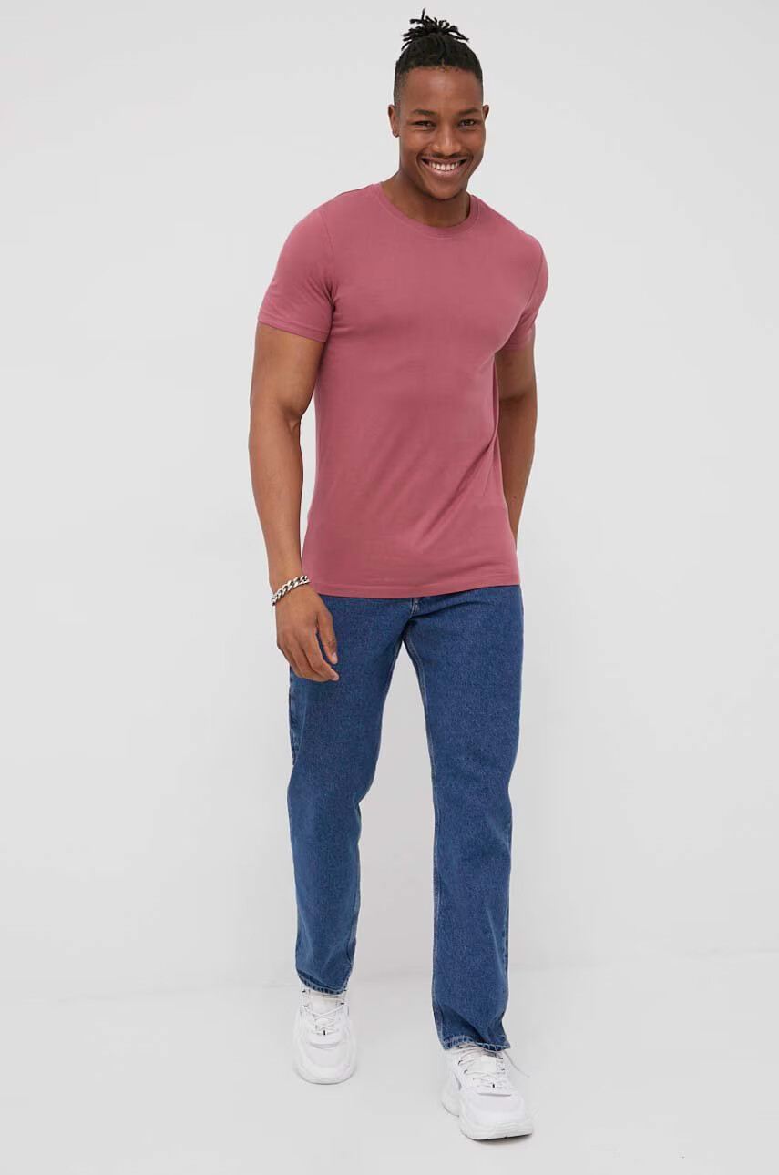 Jack & Jones Памучна тениска в черно с принт - Pepit.bg