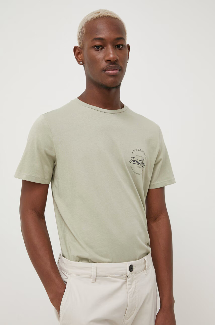 Jack & Jones Памучна тениска - Pepit.bg