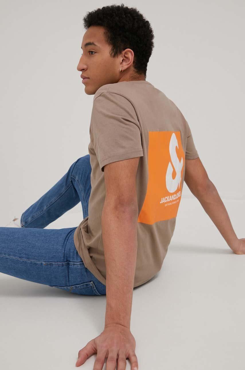 Jack & Jones Памучна тениска - Pepit.bg
