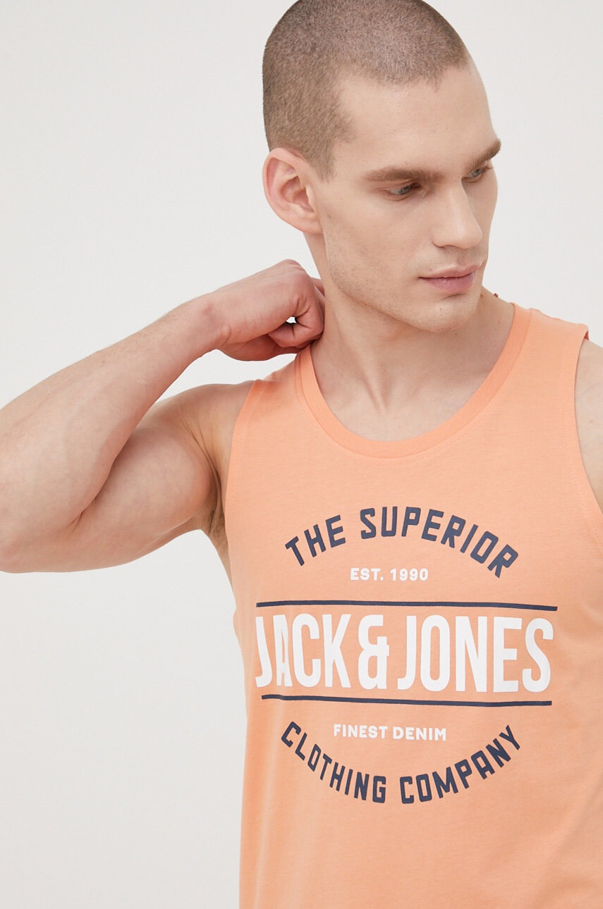 Jack & Jones Памучна тениска - Pepit.bg