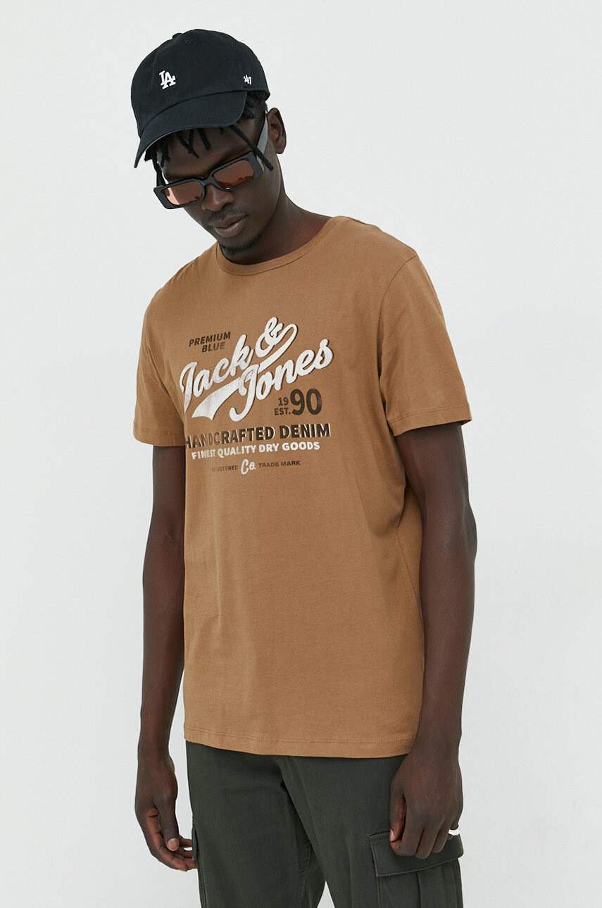Jack & Jones Памучна тениска - Pepit.bg