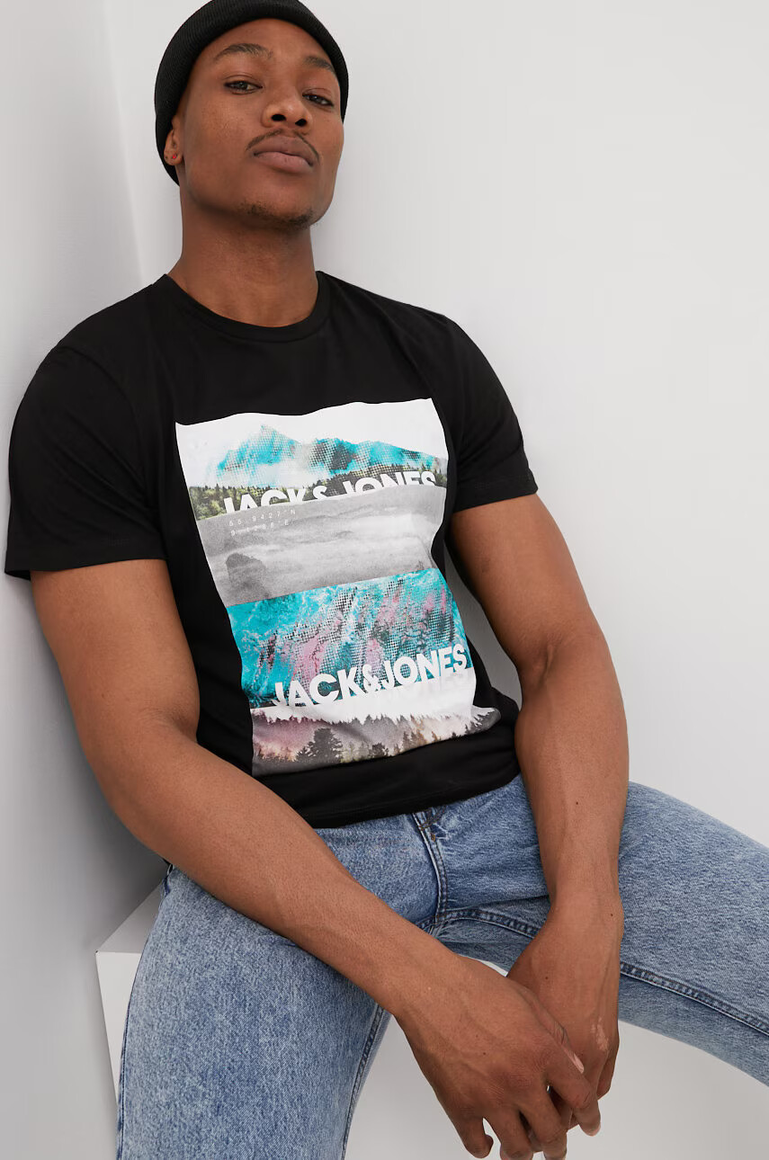 Jack & Jones Памучна тениска - Pepit.bg