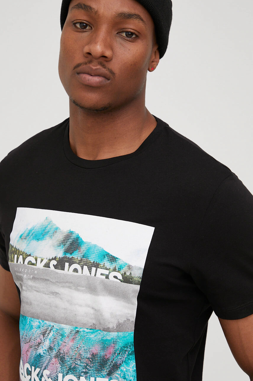 Jack & Jones Памучна тениска - Pepit.bg