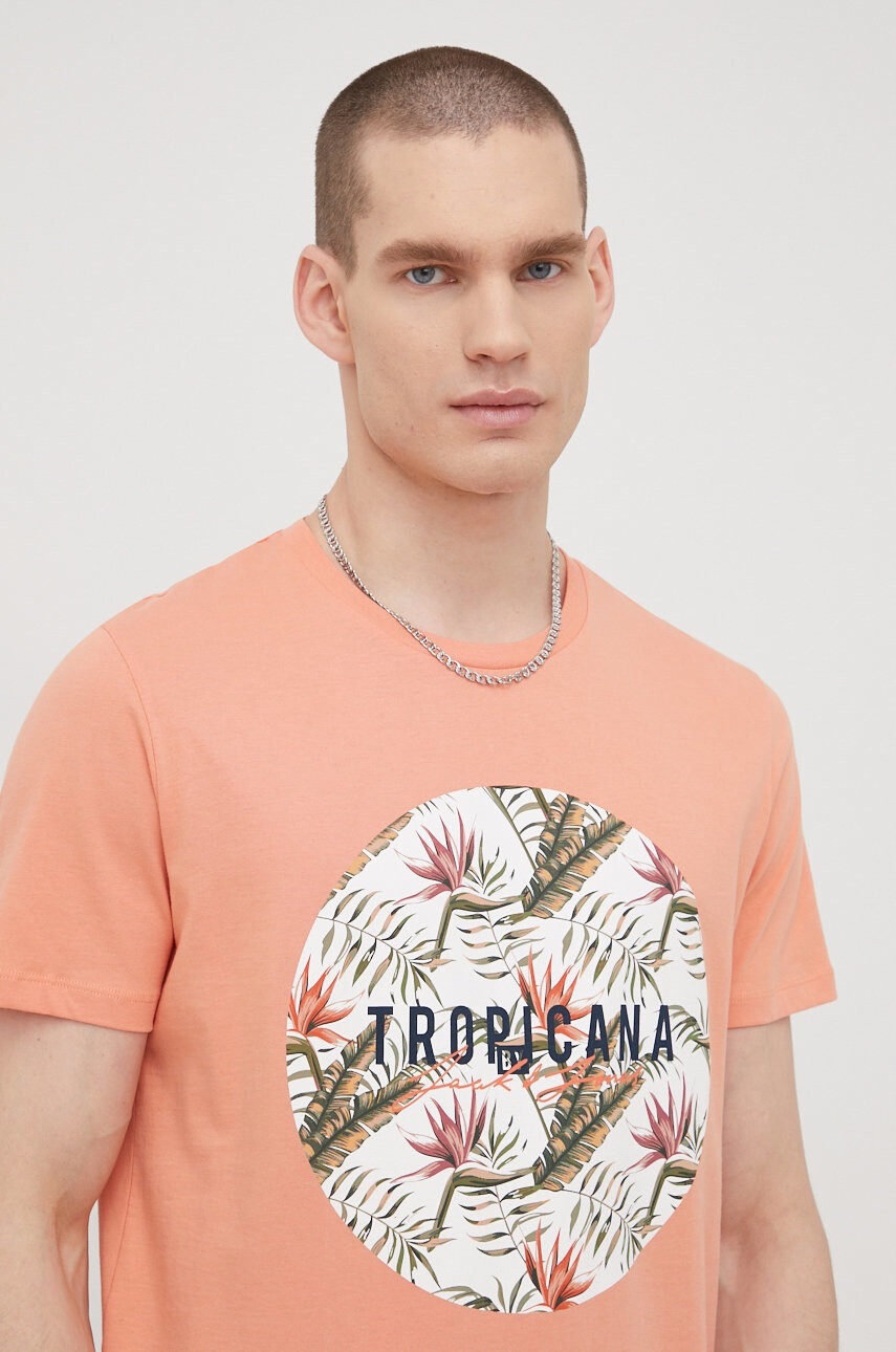 Jack & Jones Памучна тениска - Pepit.bg
