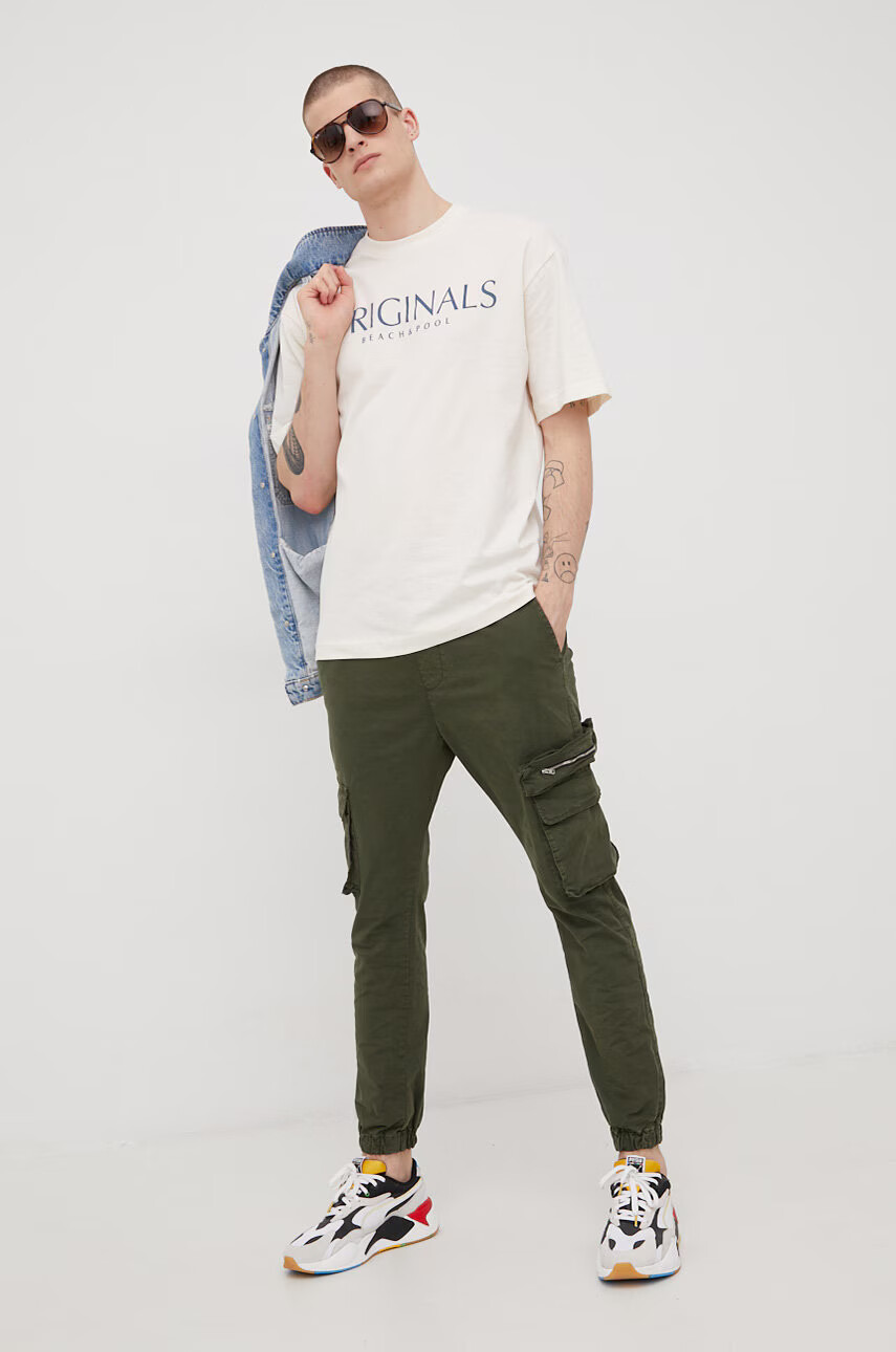Jack & Jones Памучна тениска - Pepit.bg