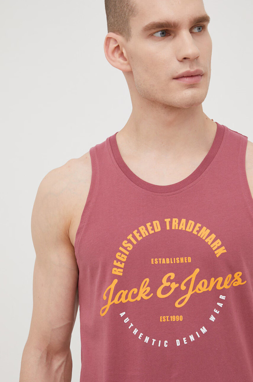 Jack & Jones Памучна тениска - Pepit.bg