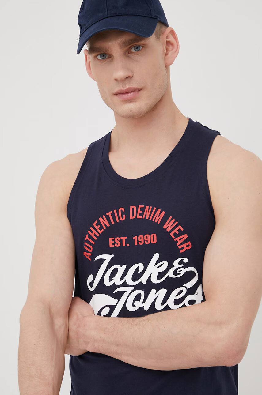 Jack & Jones Памучна тениска - Pepit.bg