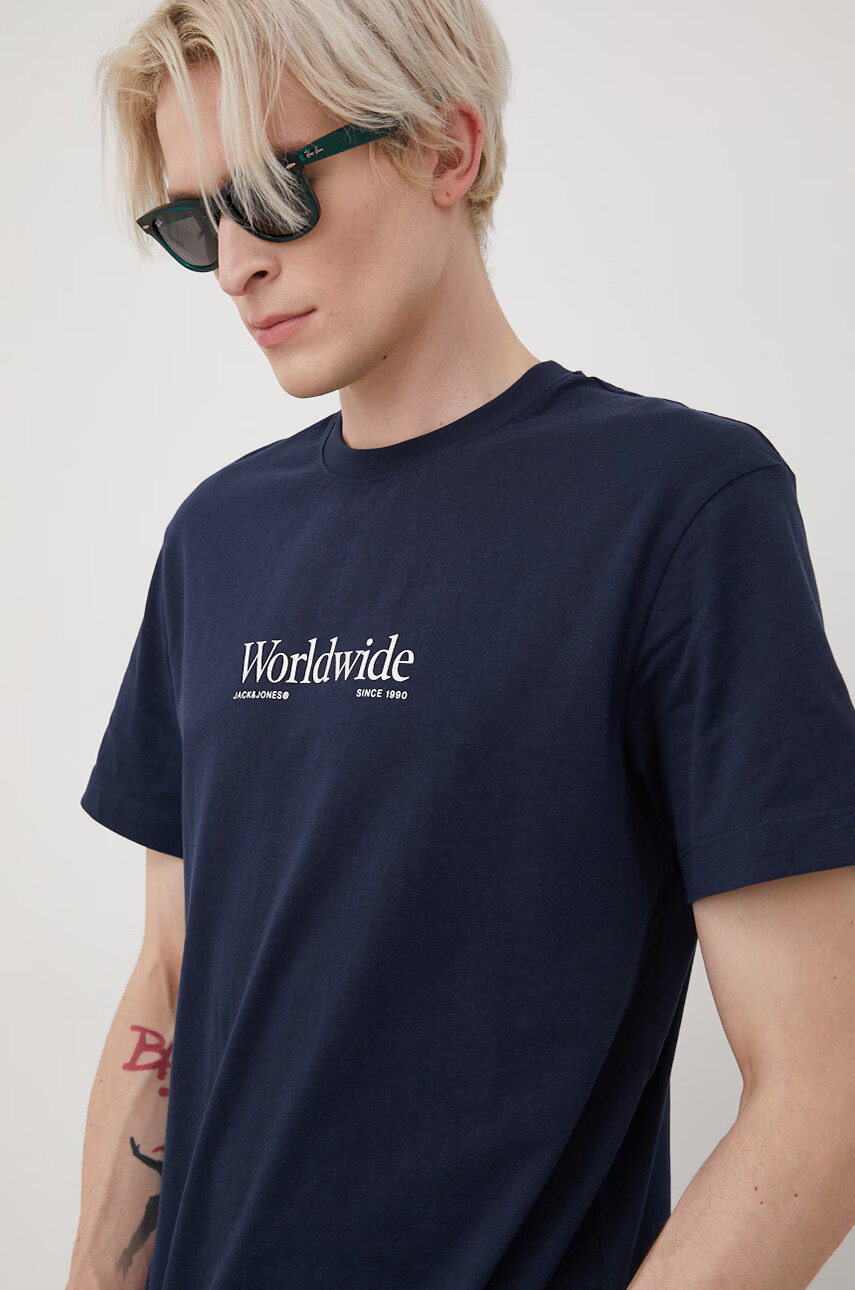 Jack & Jones Памучна тениска - Pepit.bg