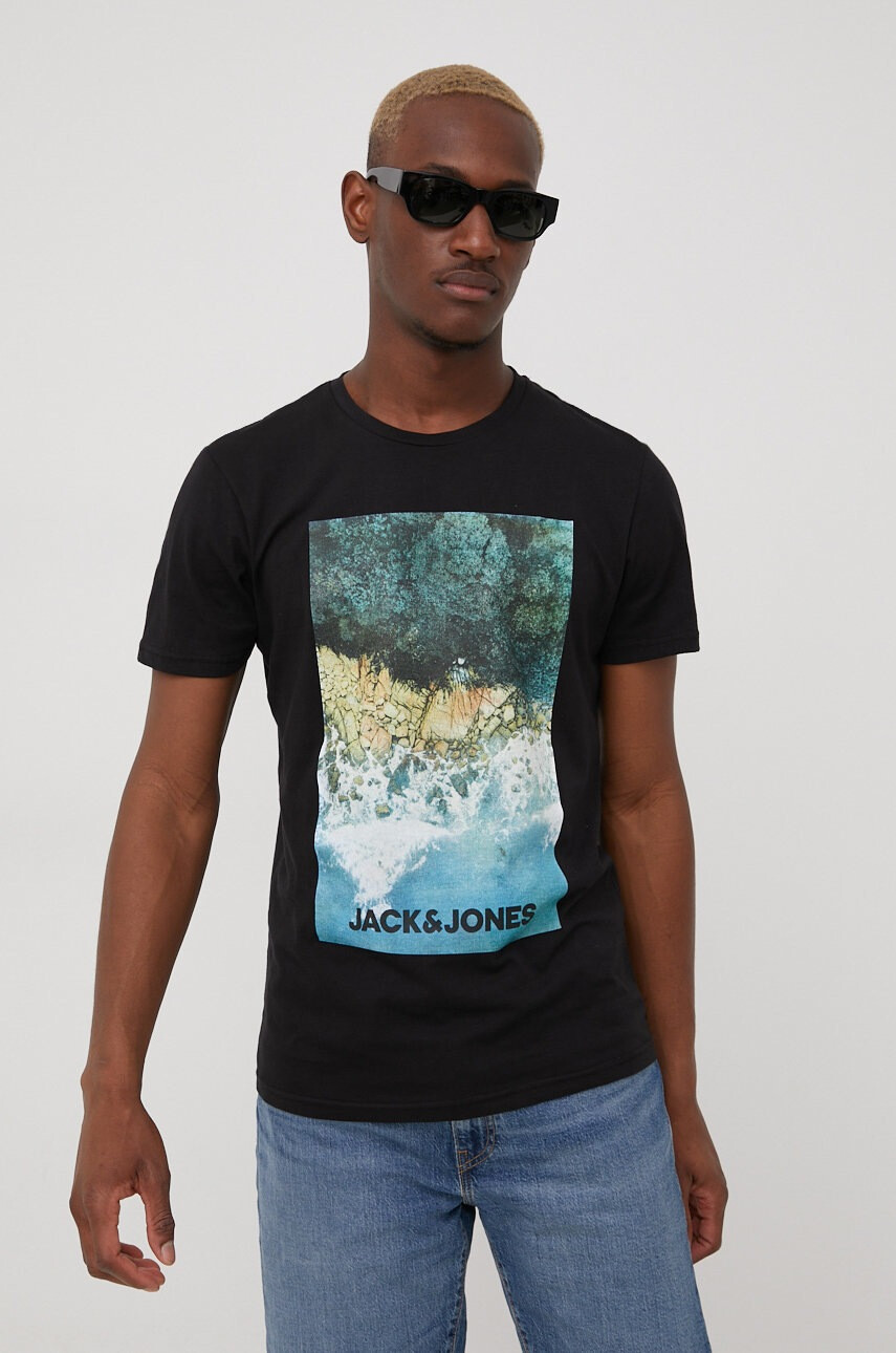 Jack & Jones Памучна тениска - Pepit.bg