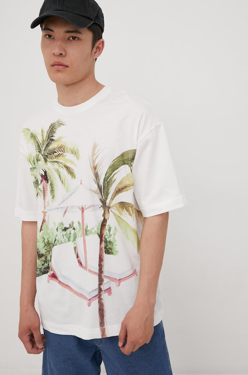 Jack & Jones Памучна тениска - Pepit.bg