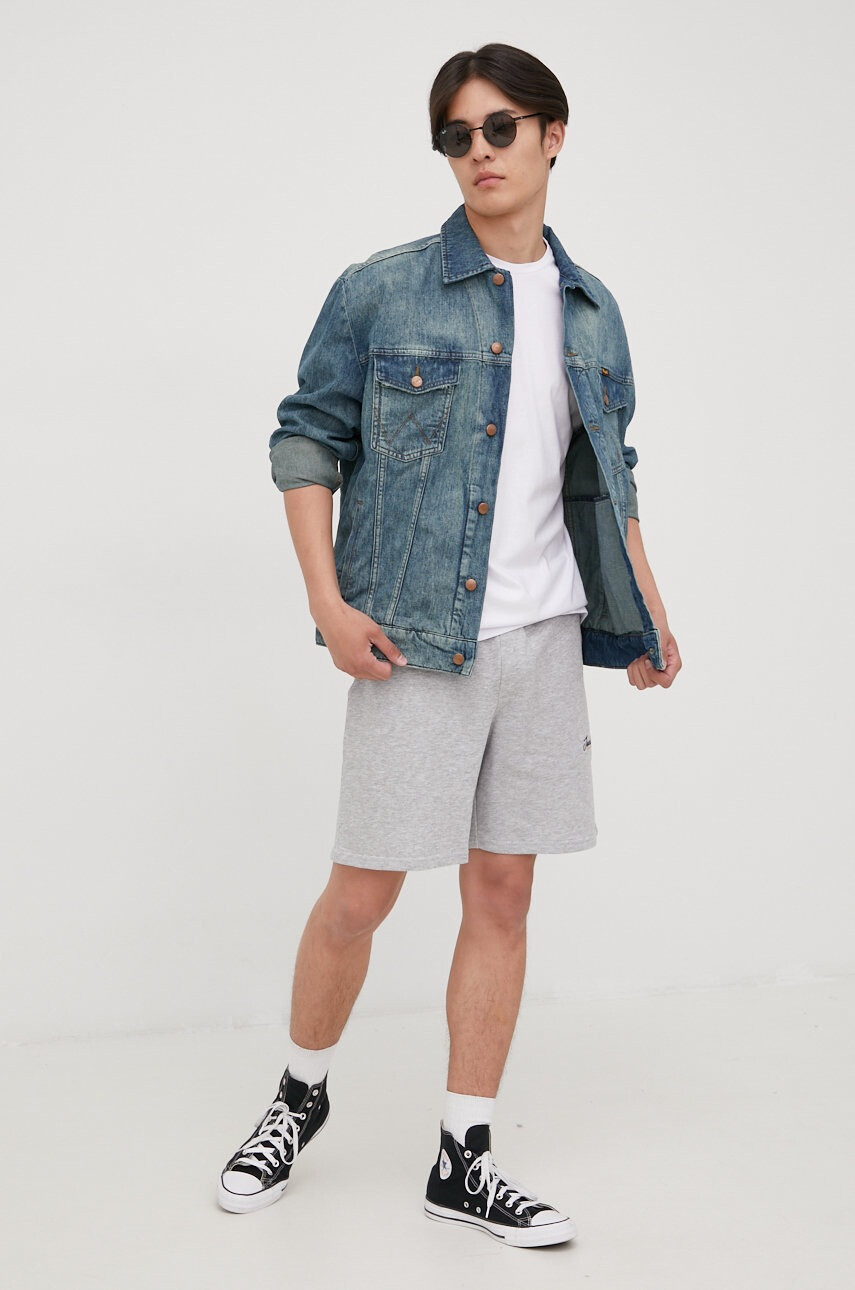 Jack & Jones Памучна тениска в бяло с принт - Pepit.bg