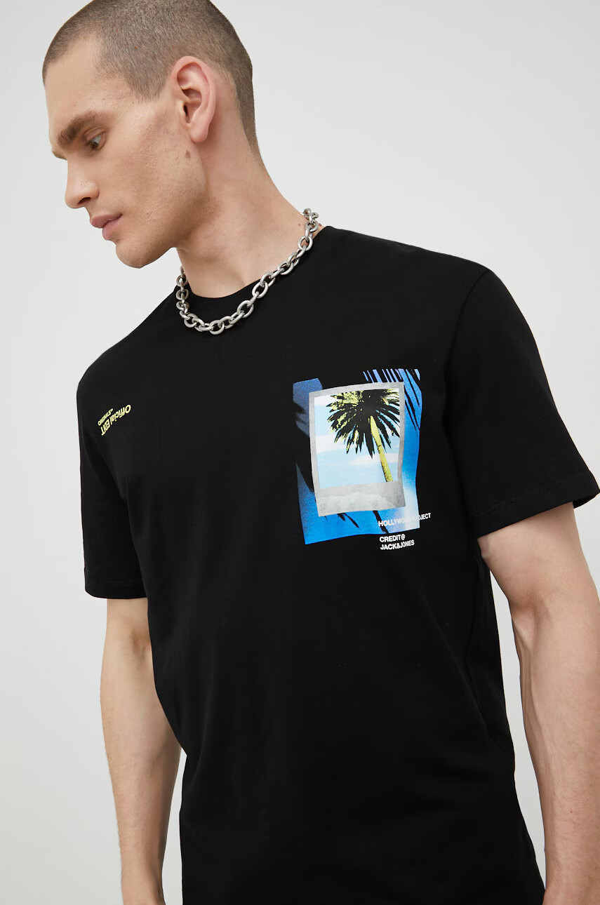 Jack & Jones Памучна тениска - Pepit.bg