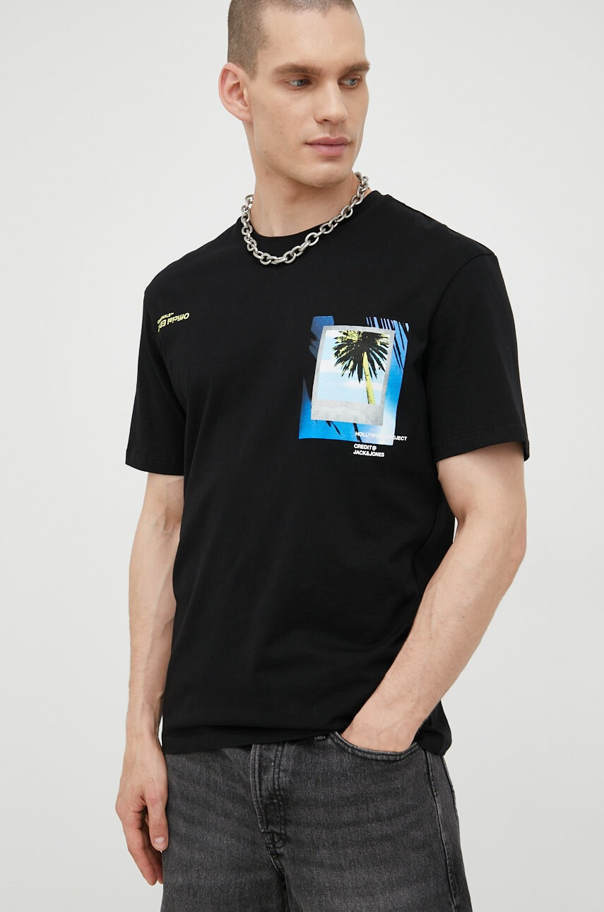 Jack & Jones Памучна тениска - Pepit.bg