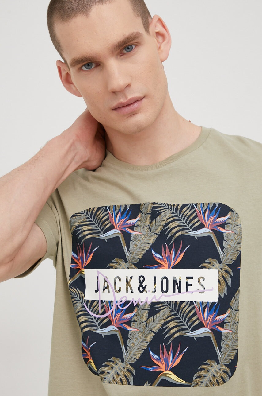 Jack & Jones Памучна тениска - Pepit.bg