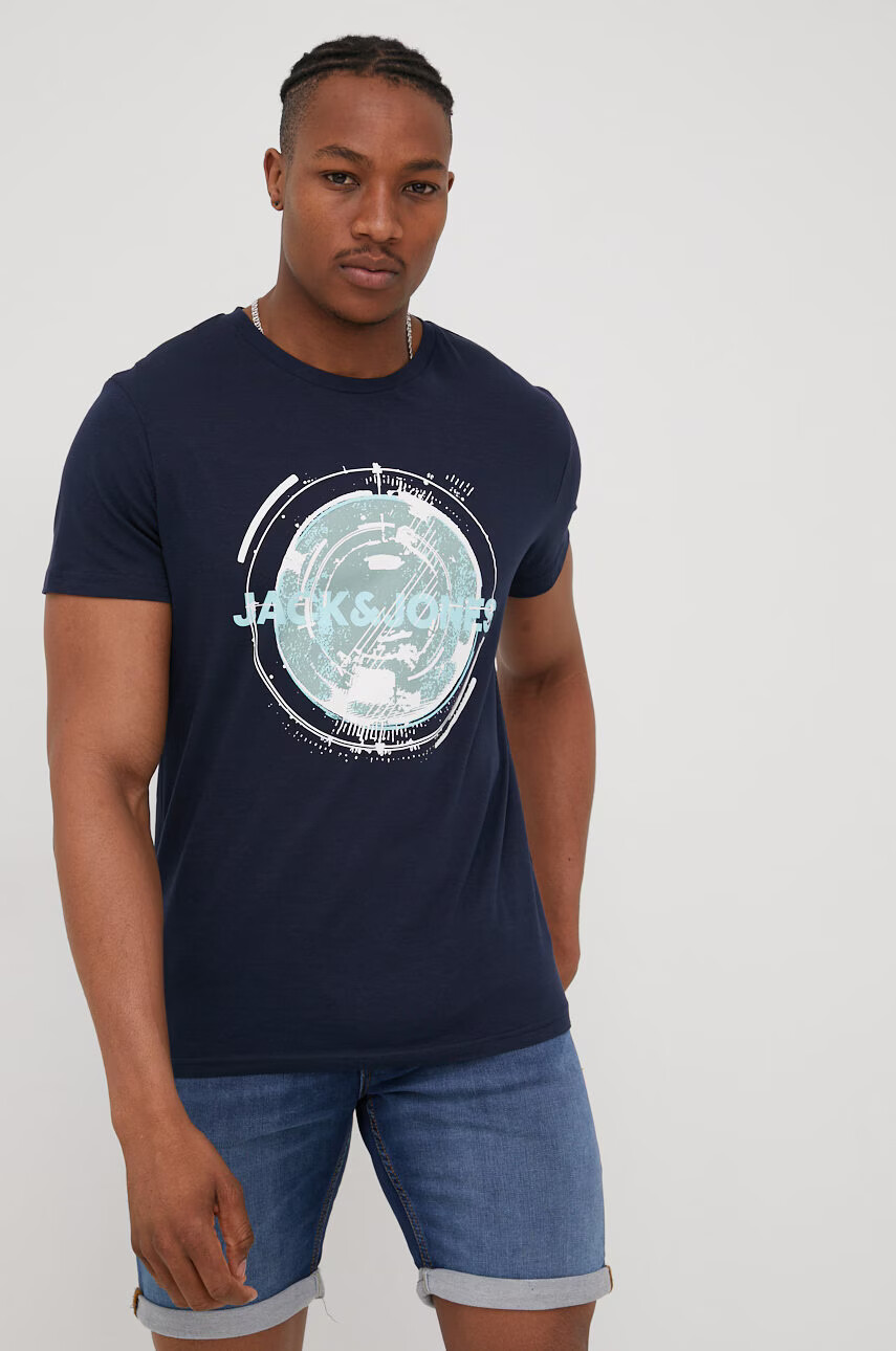 Jack & Jones Памучна тениска - Pepit.bg