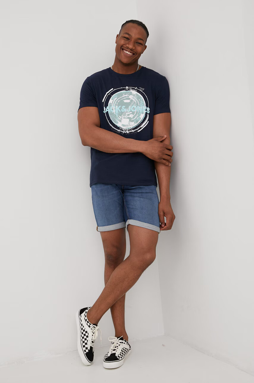 Jack & Jones Памучна тениска - Pepit.bg