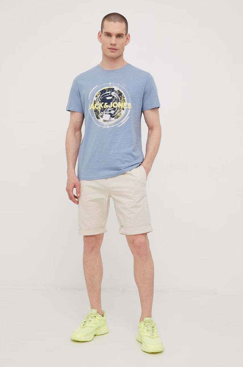 Jack & Jones Памучна тениска - Pepit.bg